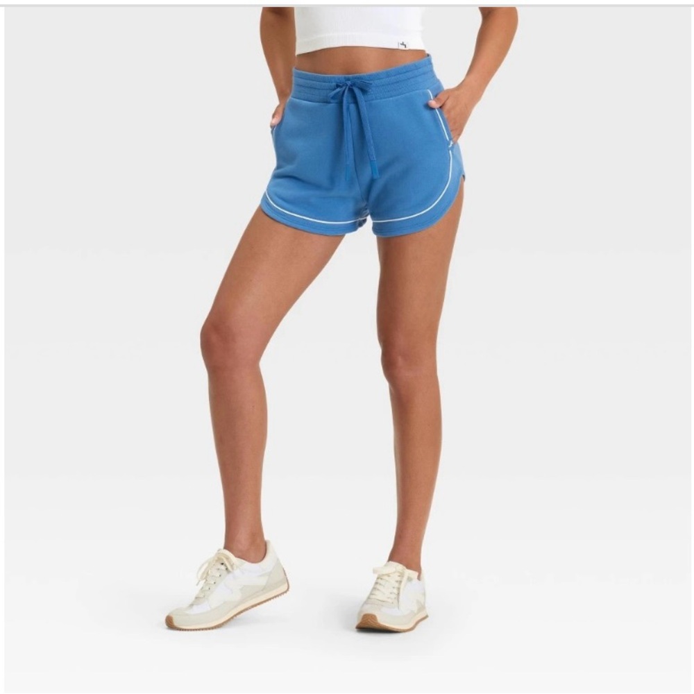 JoyLab Women's French Terry Piped Shorts